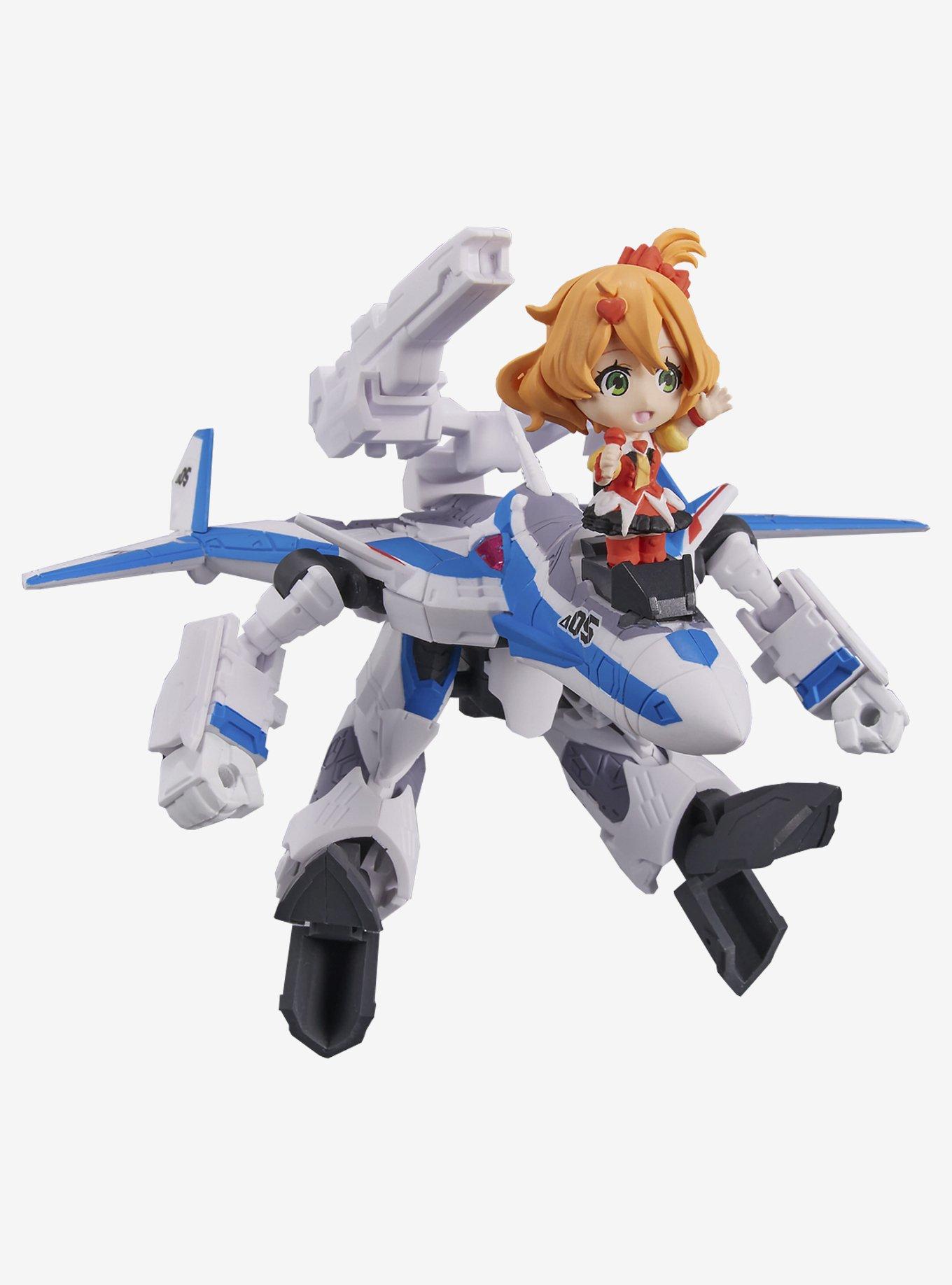 Bandai Spirits Macross Delta Tiny Session VF-31J Siegfried & Freyja Figure, , alternate