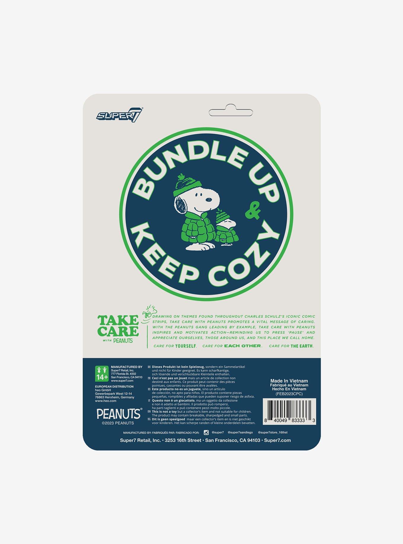 Super7 ReAction Peanuts Take Care Puffer Coat Snoopy Figure - BoxLunch Exclusive, , alternate