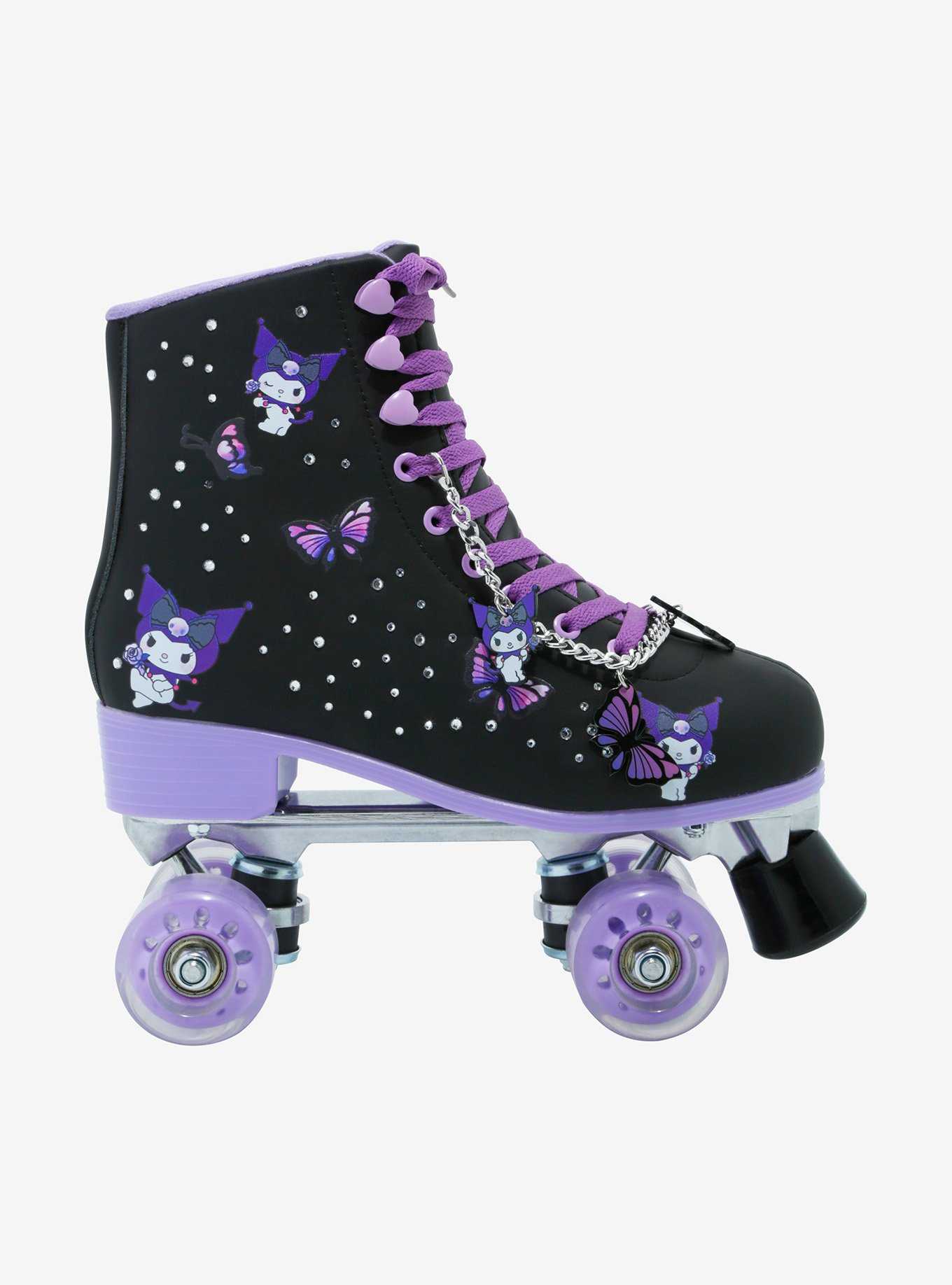 Kuromi Butterfly Roller Skates, , hi-res