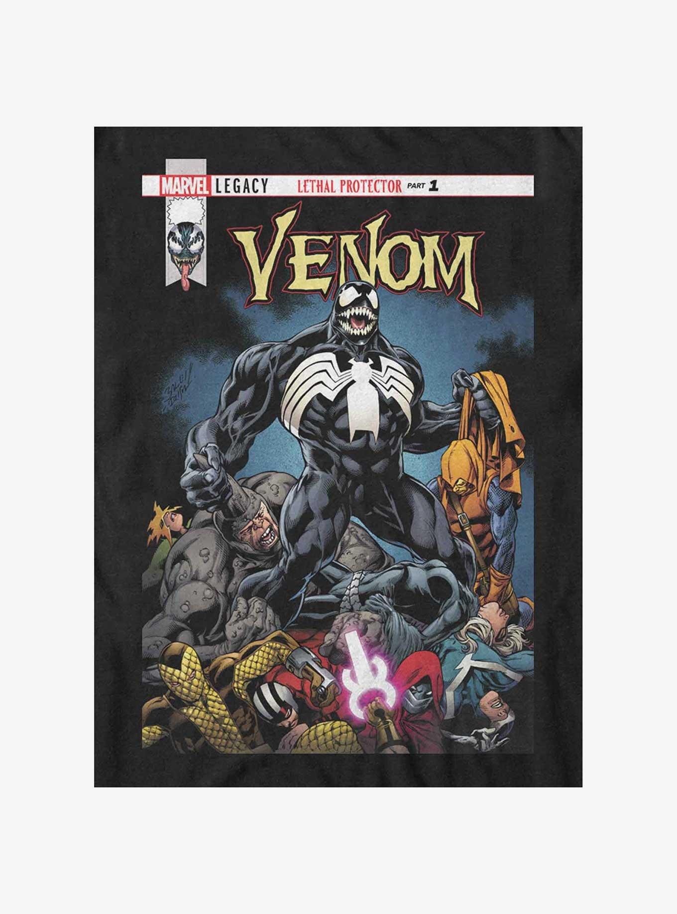 Marvel Venom Standing Victory Comic Cover Big & Tall T-Shirt, , hi-res