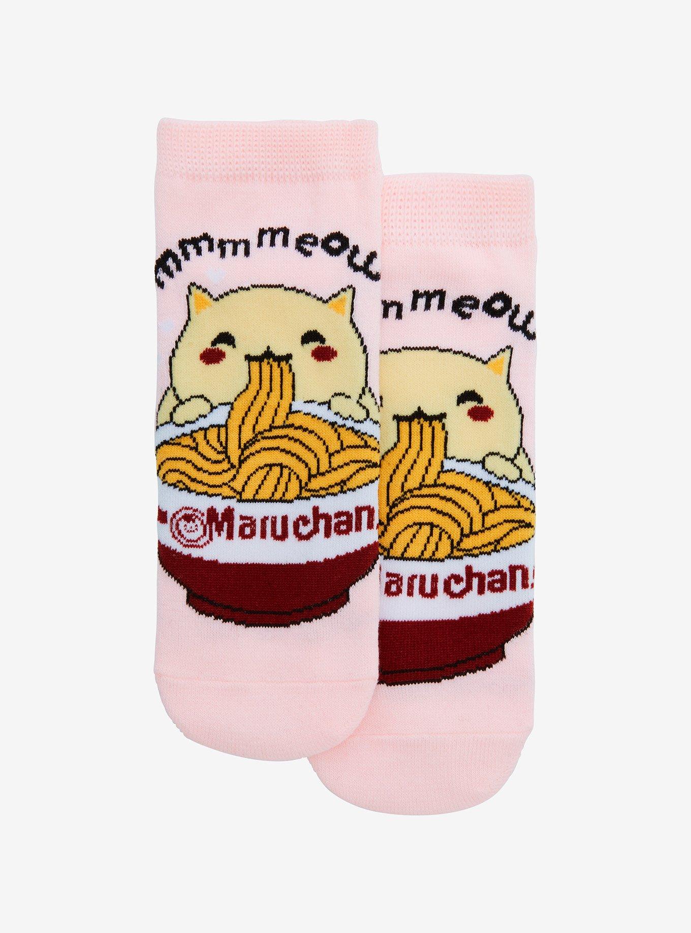 Maruchan Kitty Ramen No-Show Socks, , alternate