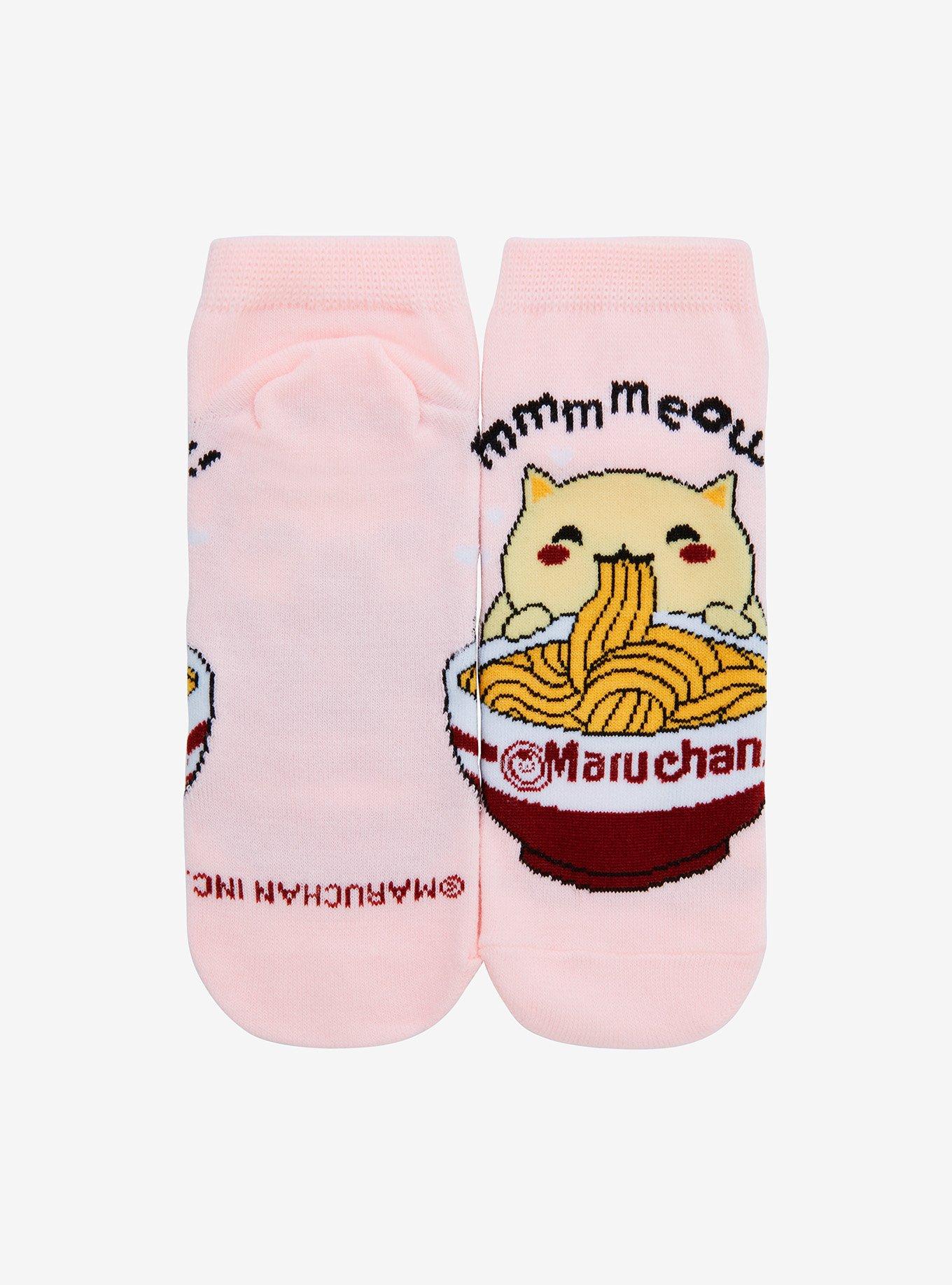 Maruchan Kitty Ramen No-Show Socks, , alternate