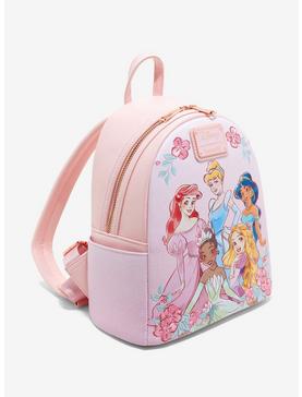 Loungefly Disney Princesses Floral Mini Backpack - BoxLunch Exclusive, , hi-res