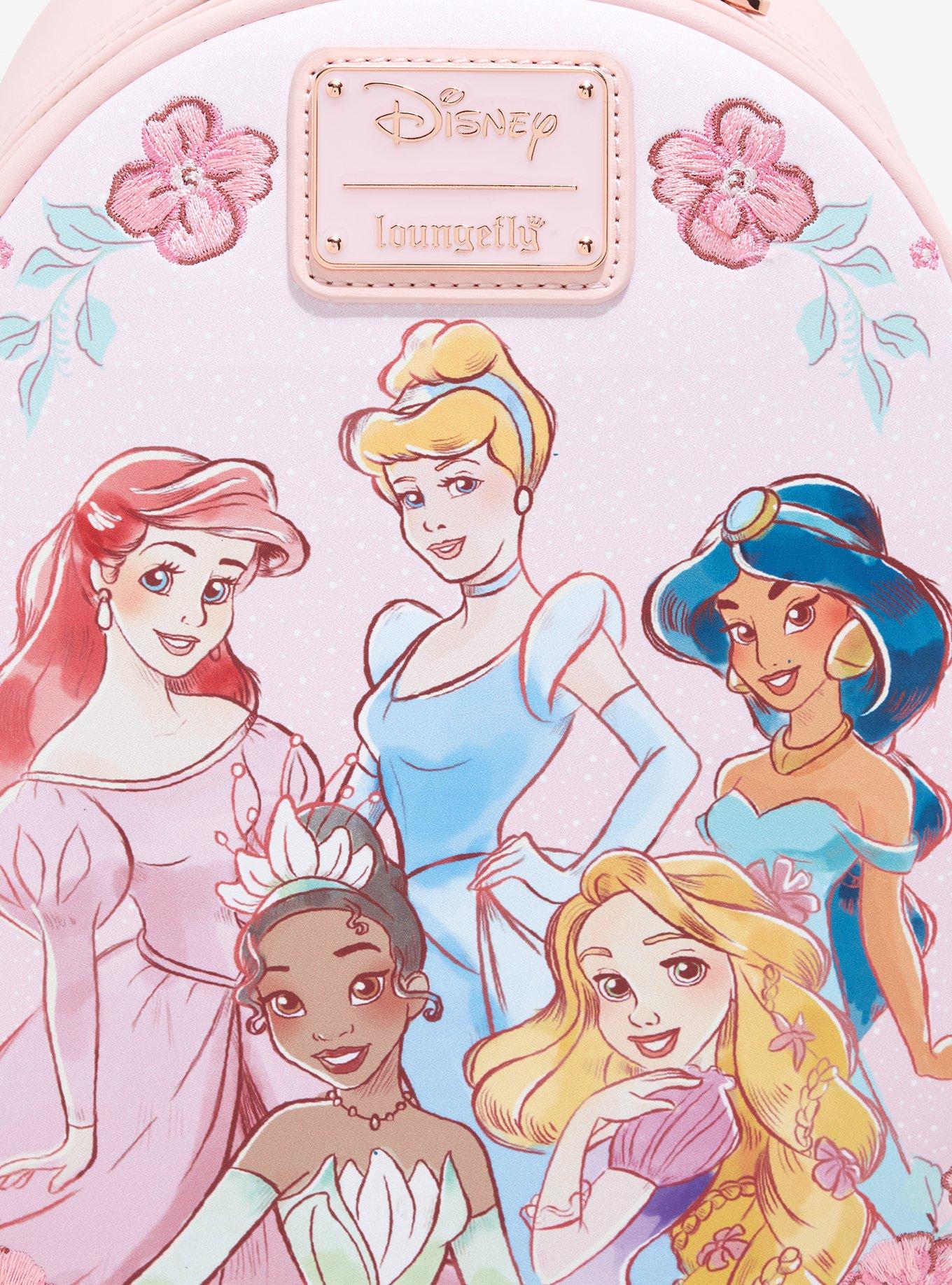 Loungefly Disney Princesses Floral Mini Backpack - BoxLunch Exclusive, , alternate