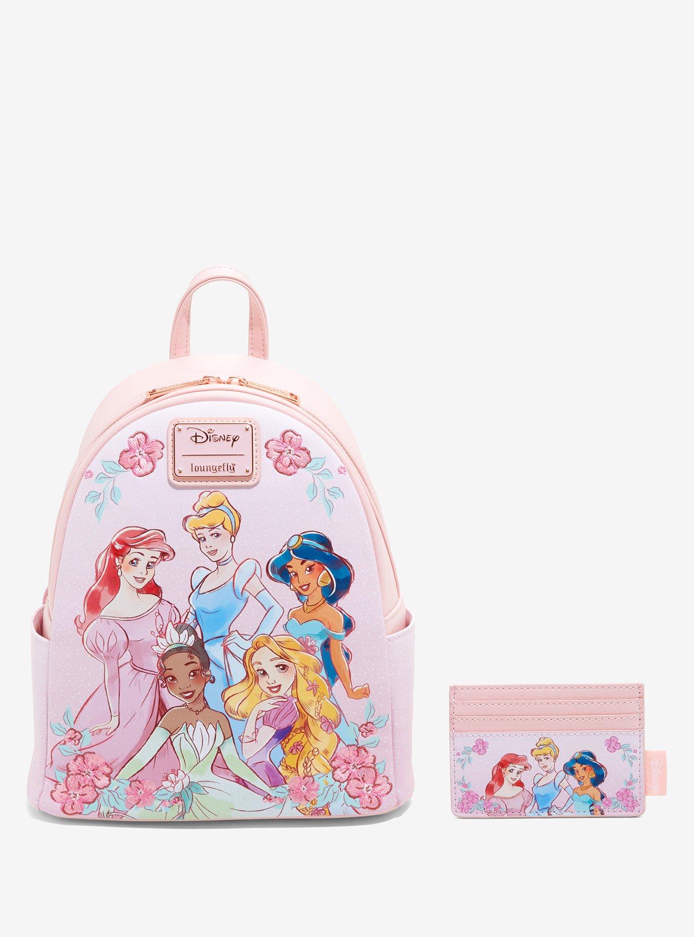 Loungefly Disney Princesses Floral Mini Backpack - BoxLunch Exclusive, , alternate