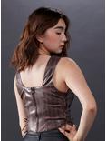The Witcher Ciri Icons Lace-Up Bustier, DARK BROWN, alternate