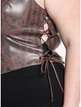 The Witcher Ciri Icons Lace-Up Bustier Plus Size, DARK BROWN, alternate