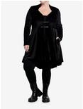 The Witcher Yennefer Velvet Hi-Low Waistcoat Plus Size, BLACK, alternate