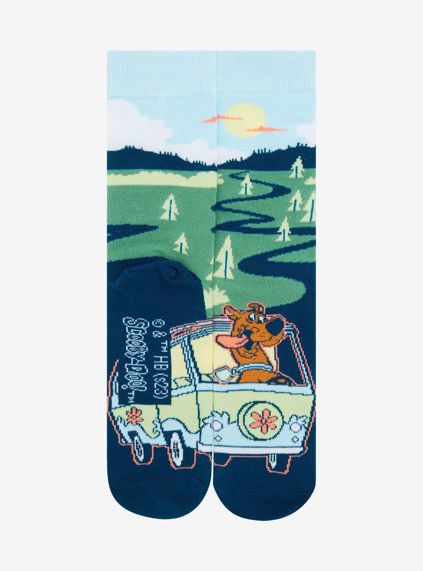 Scooby-Doo! Scenic Drive Crew Socks, , alternate