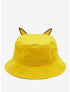 Plus Size Pokemon Pikachu Peeking 3D Ears Bucket Hat, , hi-res