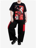 Disney Mulan Panel Mesh Oversized T-Shirt Plus Size, MULTI, alternate