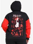 Disney Mulan Color-Block Hardware Hoodie Plus Size, MULTI, alternate