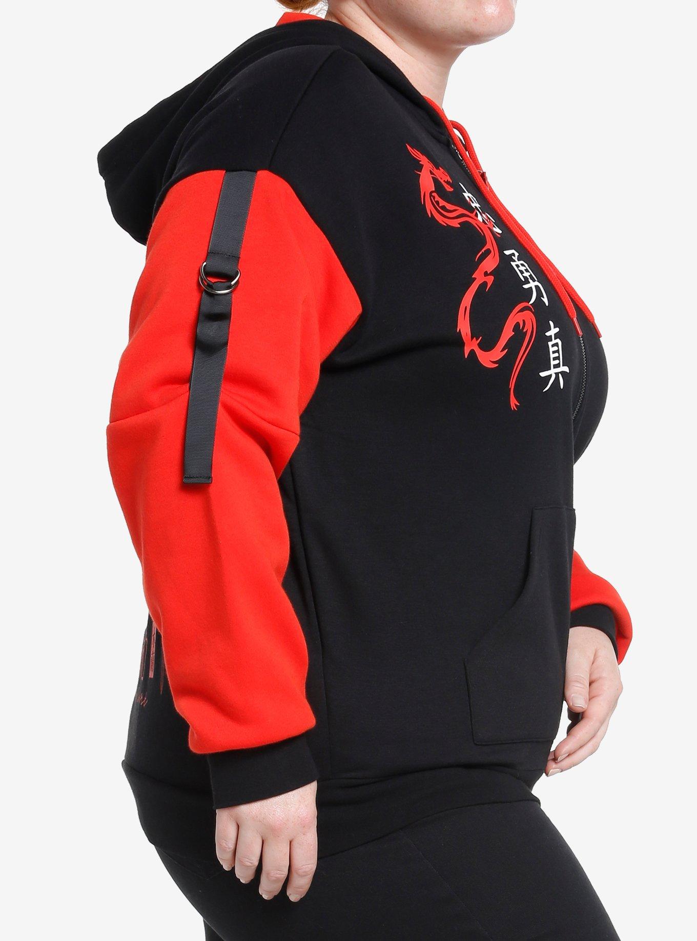 Disney Mulan Color-Block Hardware Hoodie Plus Size, MULTI, alternate