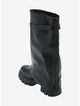 Azalea Wang Black Pullover Combat Boots, BLACK, alternate
