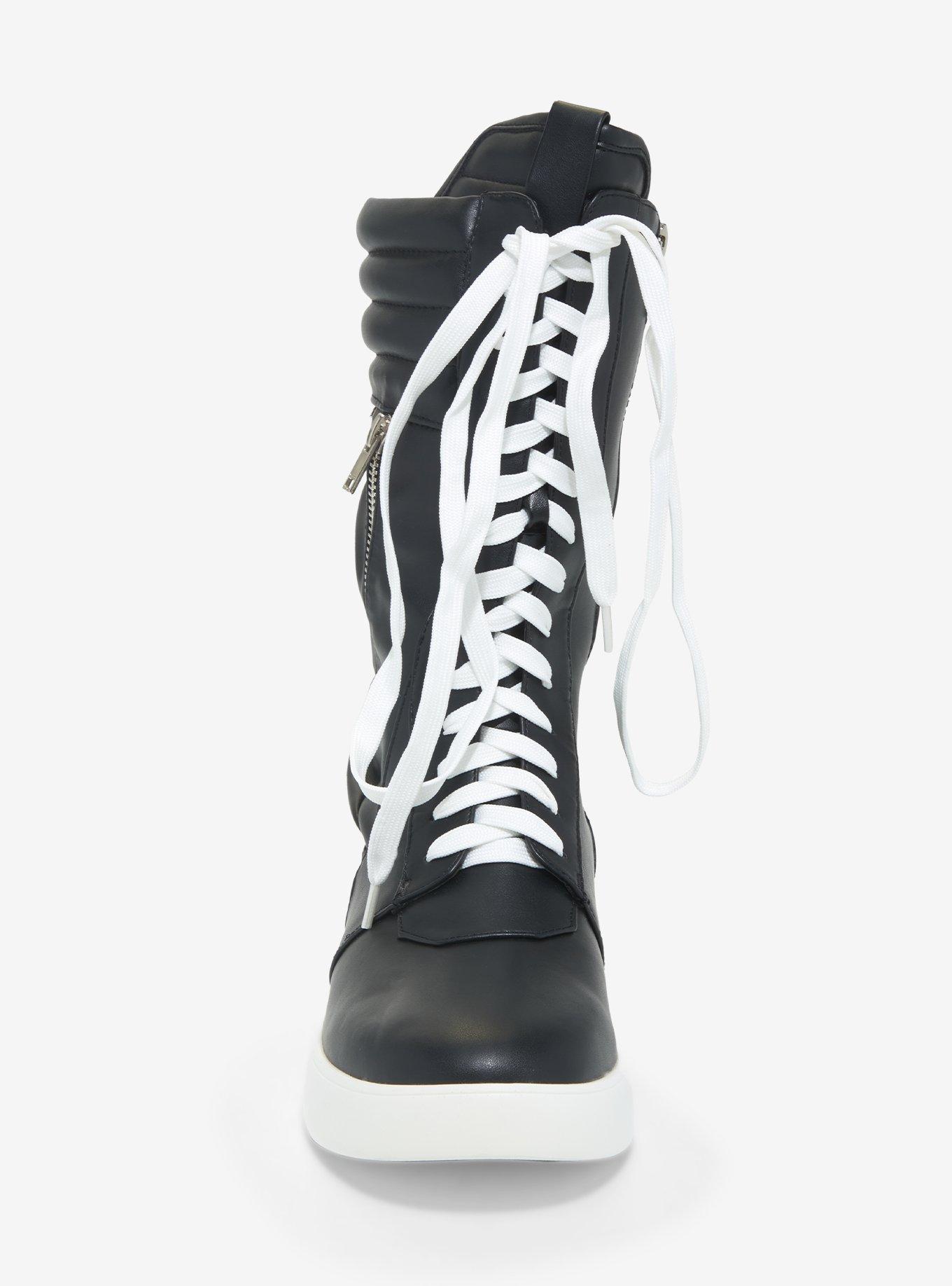 Azalea Wang Lace-Up Hi-Top Sneakers, , hi-res