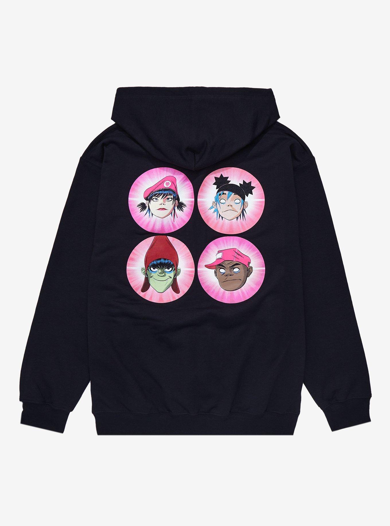 Gorillaz Cracker Island Hoodie, BLACK, alternate