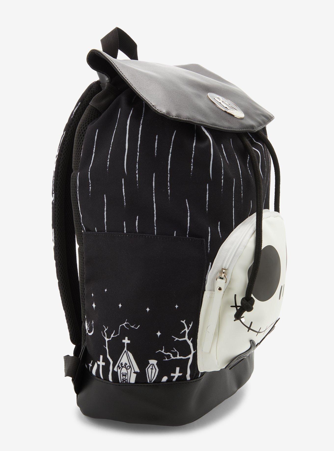 The Nightmare Before Christmas Jack Glow-In-The-Dark Slouch Backpack, , alternate