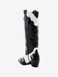 Azalea Wang Sally Black & White Cowboy Boots, BLACK, alternate