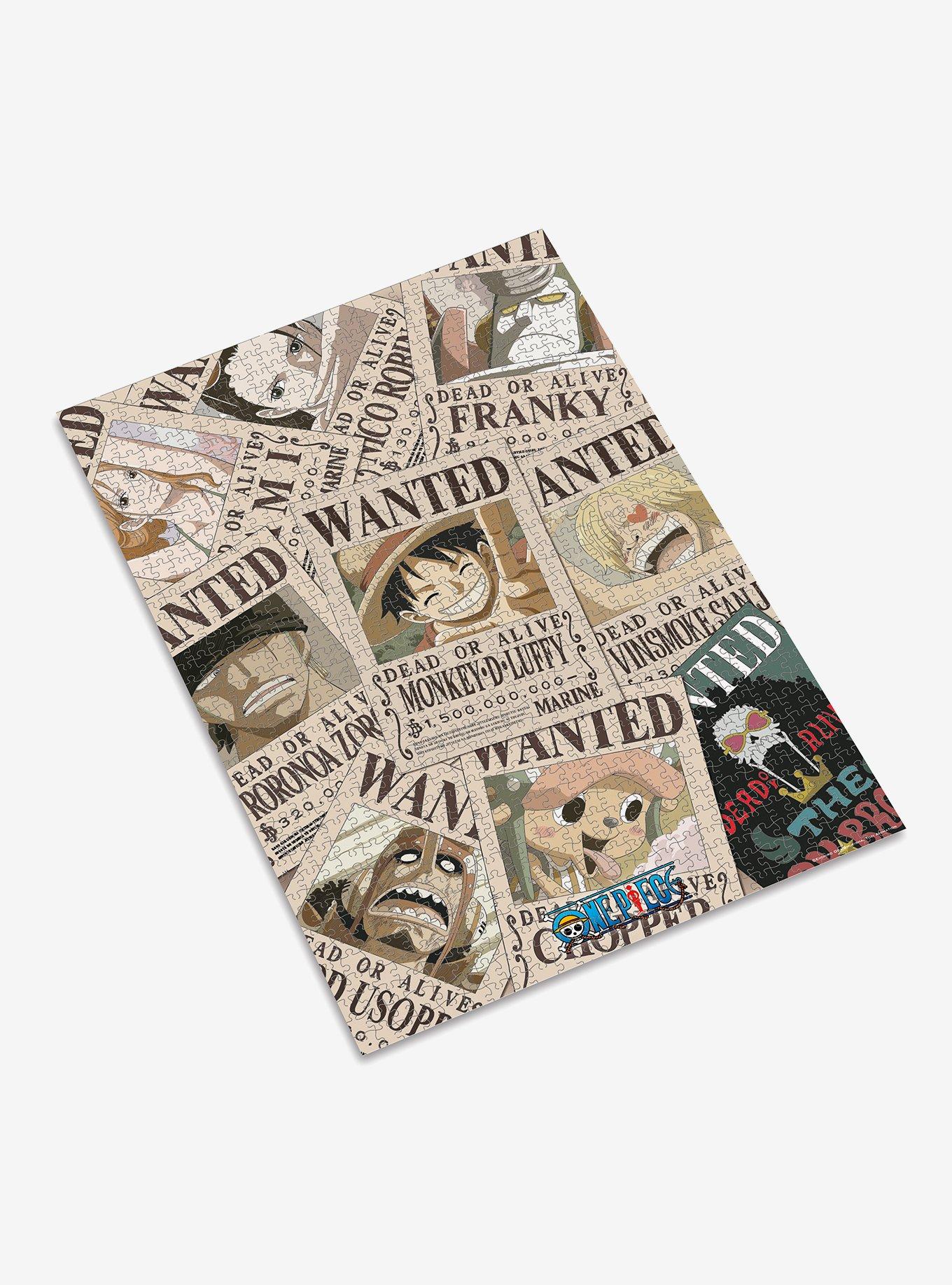 One Piece Wanted Posters 1000 Piece Puzzle, , alternate