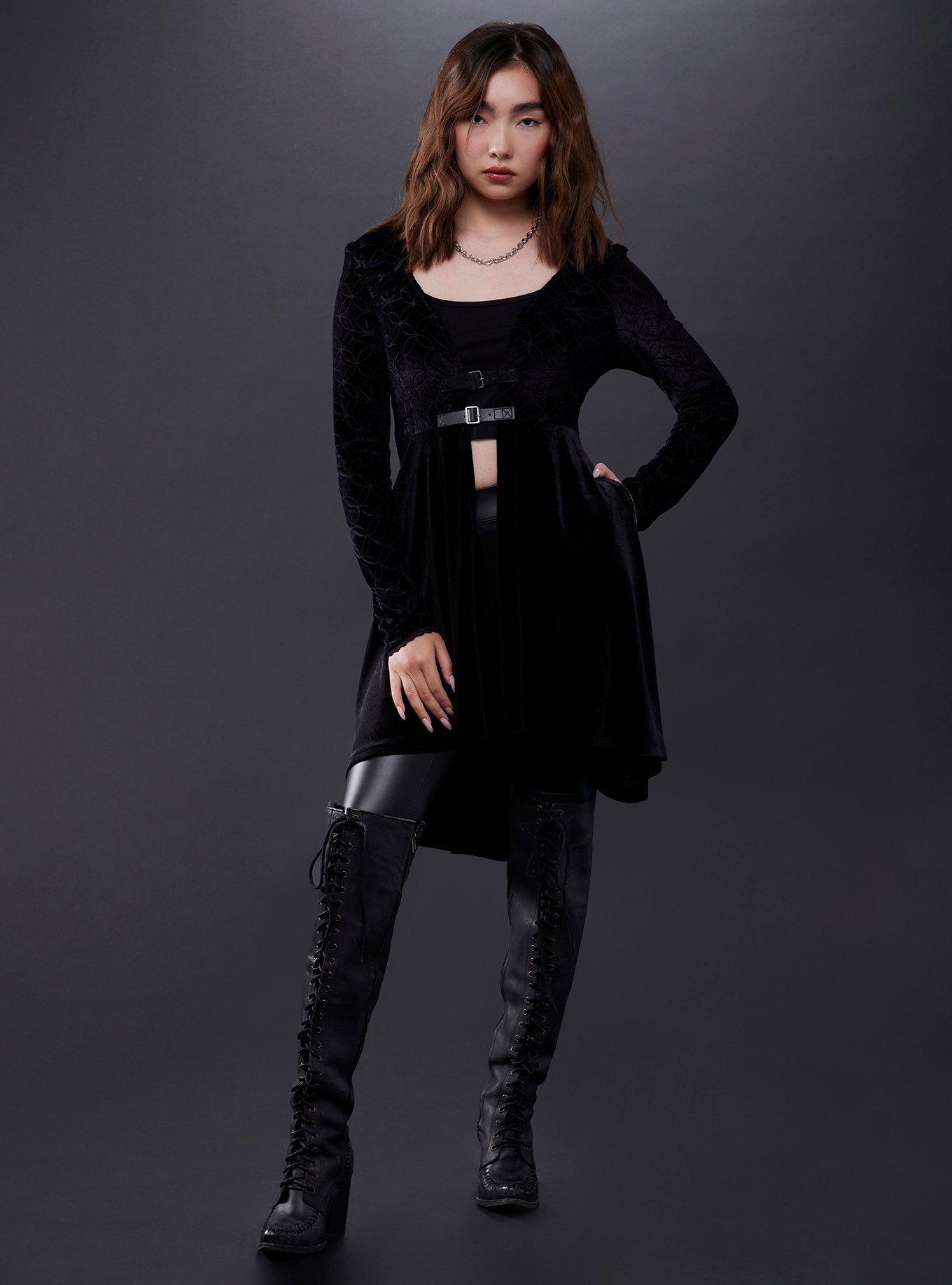 The Witcher Yennefer Velvet Hi-Low Girls Waistcoat, MULTI, alternate