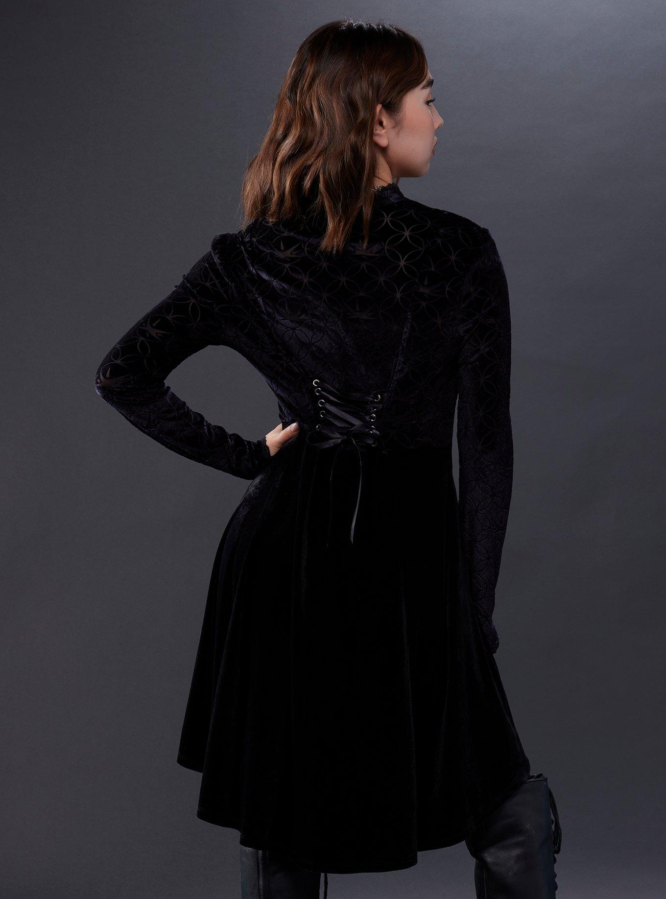 The Witcher Yennefer Velvet Hi-Low Girls Waistcoat, MULTI, alternate