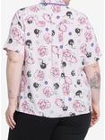 Her Universe Studio Ghibli Spirited Away Soot Sprites Floral Girls Woven Button-Up Plus Size, MULTI, alternate
