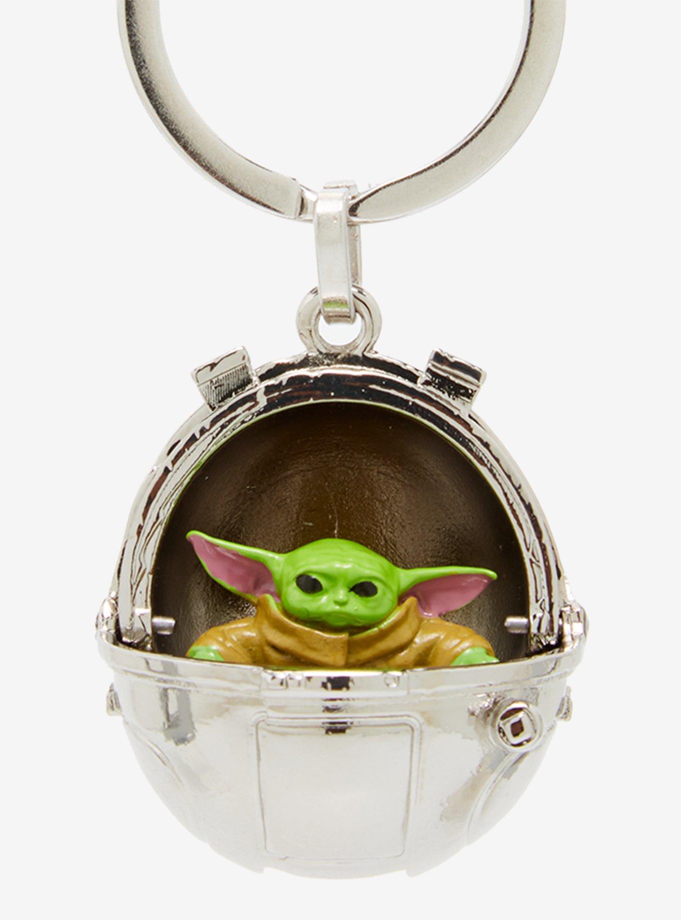 Star Wars The Mandalorian Grogu in Pram Figural Keychain, , alternate