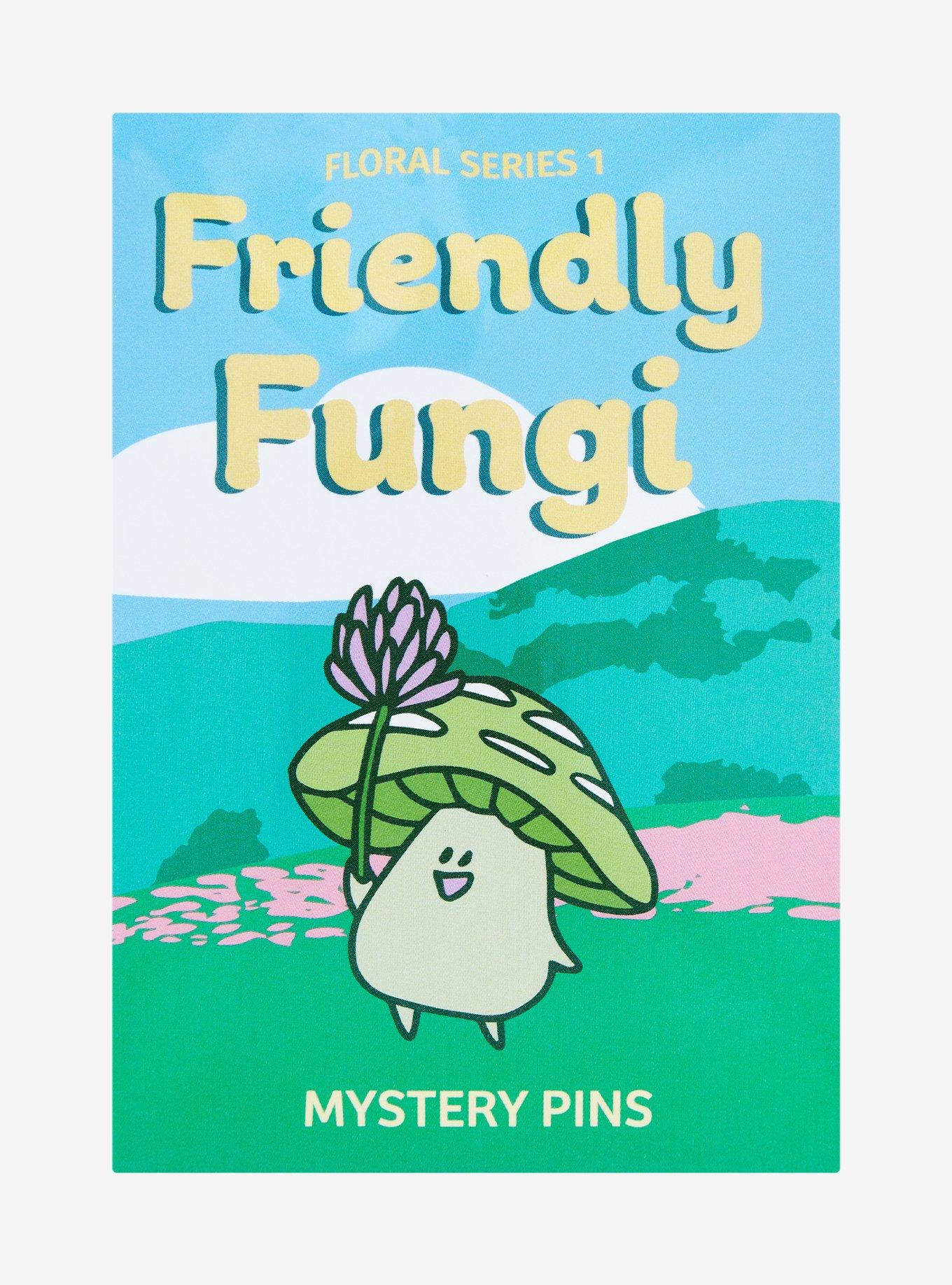 Friendly Fungi Floral Series 1 Blind Bag Enamel Pin - BoxLunch Exclusive, , alternate