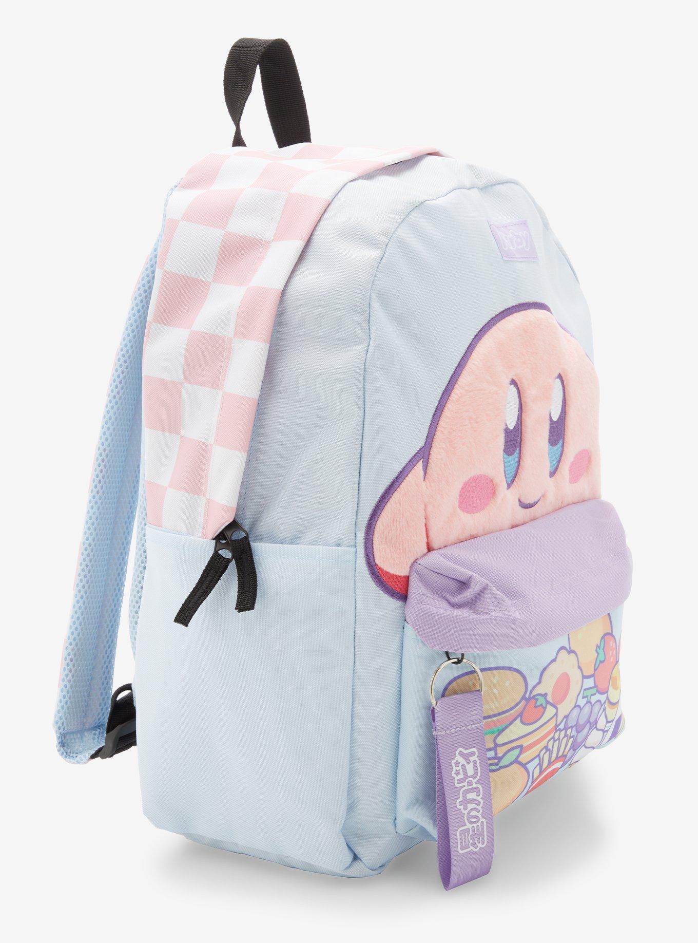Kirby Snacks Fuzzy Pastel Backpack, , alternate