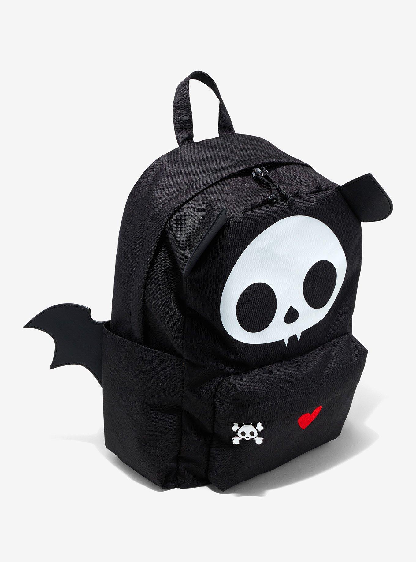Skelanimals Diego The Bat Glow-In-The-Dark Backpack, , alternate