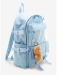 Pastel Blue Bear Plush Backpack, , alternate