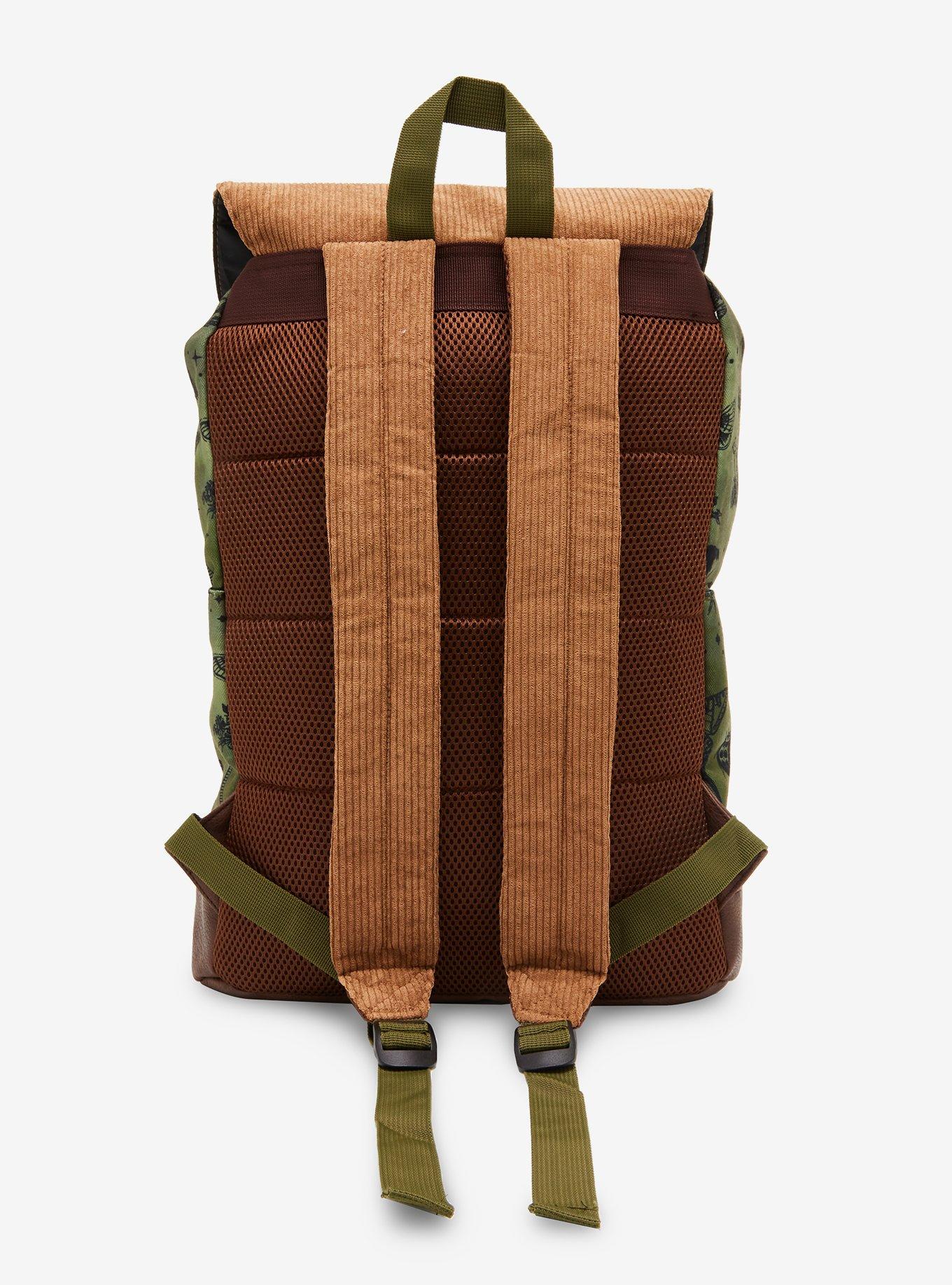 Fairy Grunge Corduroy Slouch Backpack, , alternate