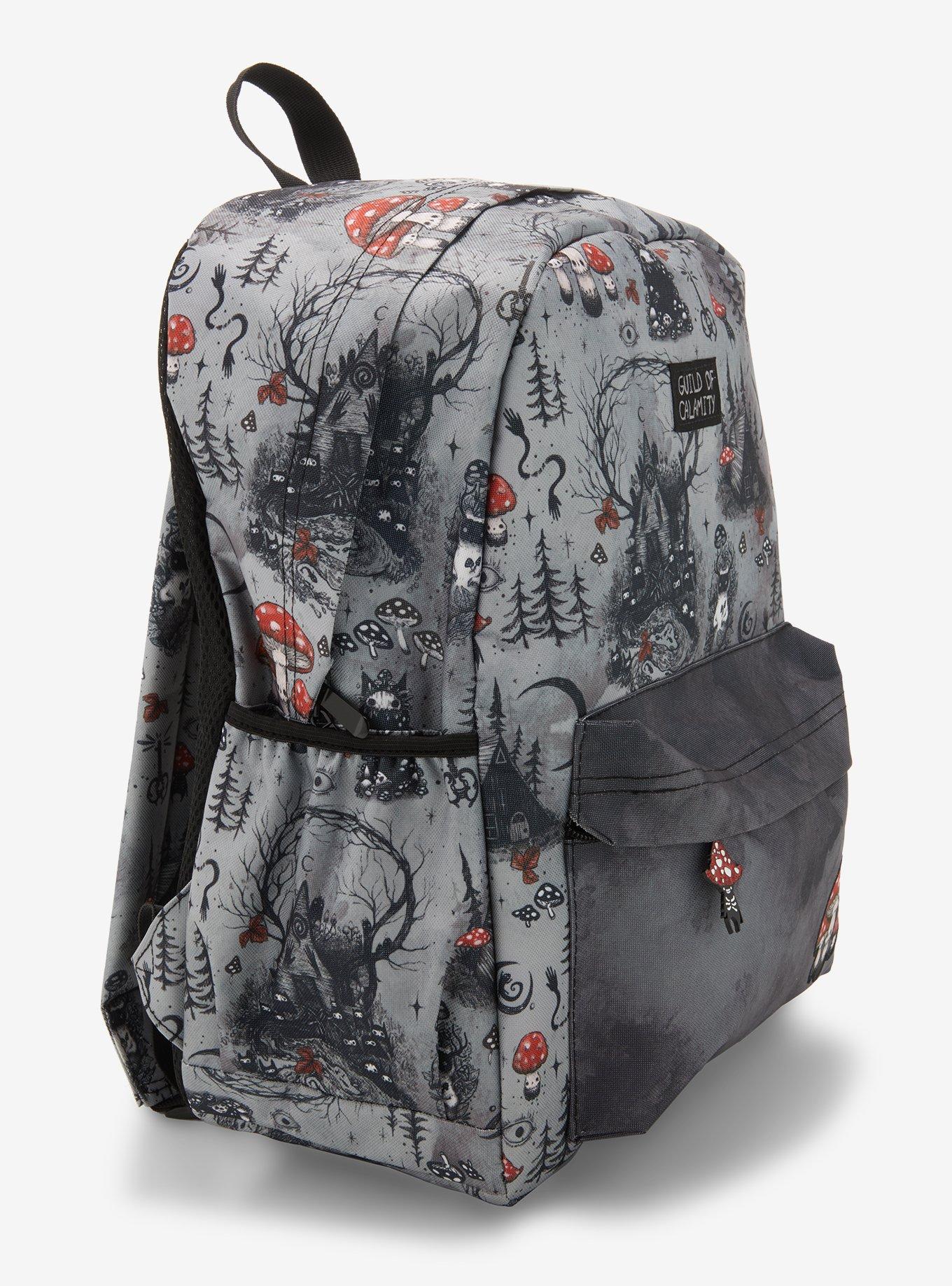 Dark Mushroom Creatures Backpack By Guild Of Calamity, , alternate