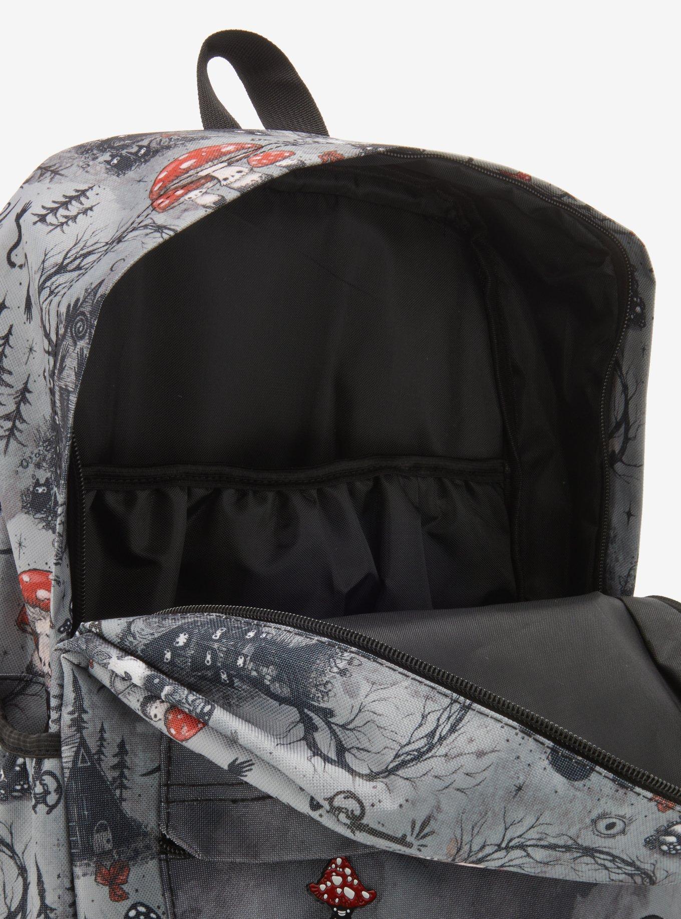 Dark Mushroom Creatures Backpack By Guild Of Calamity, , alternate