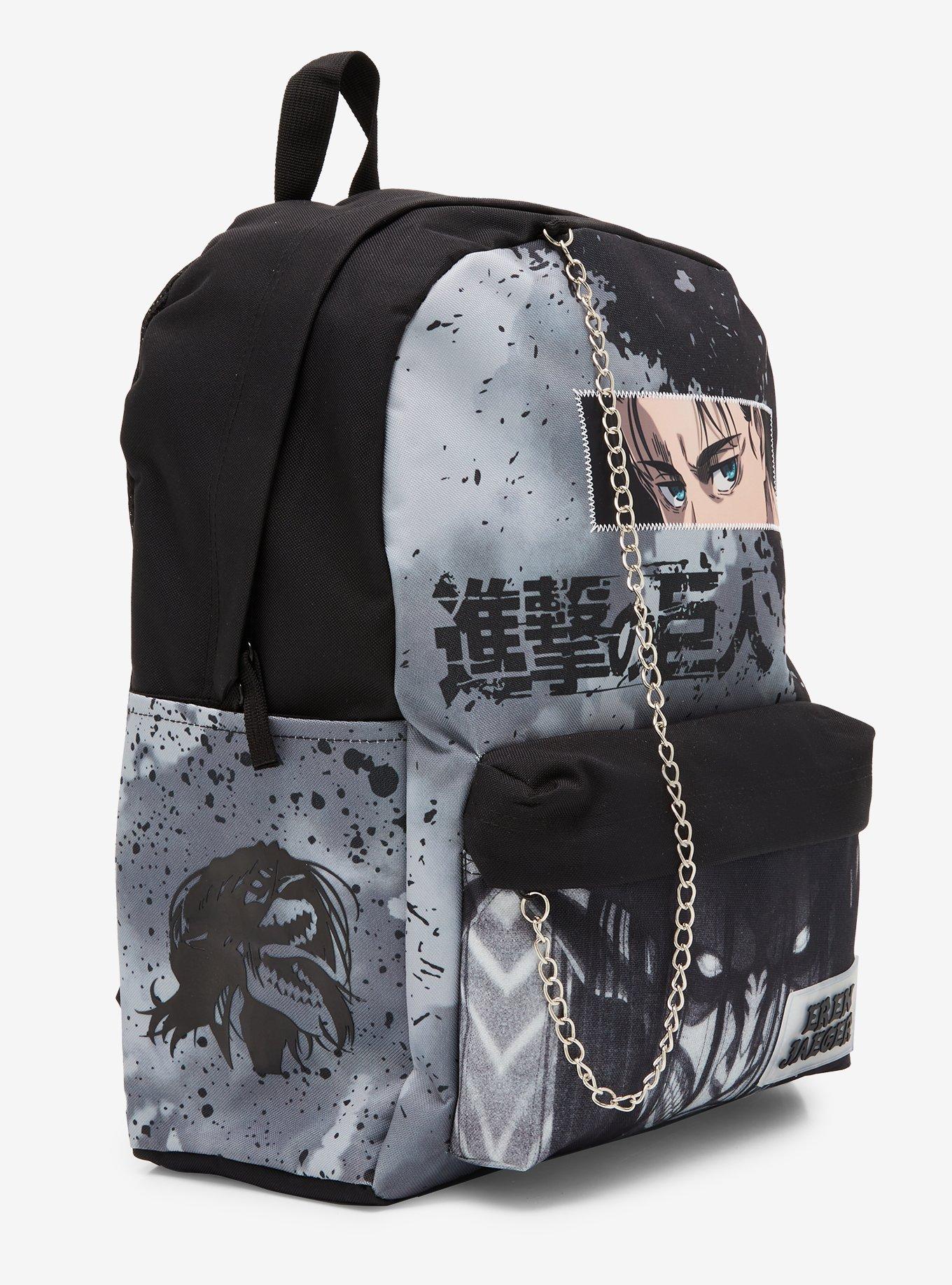 Attack On Titan Eren Jaeger Chain Backpack, , alternate