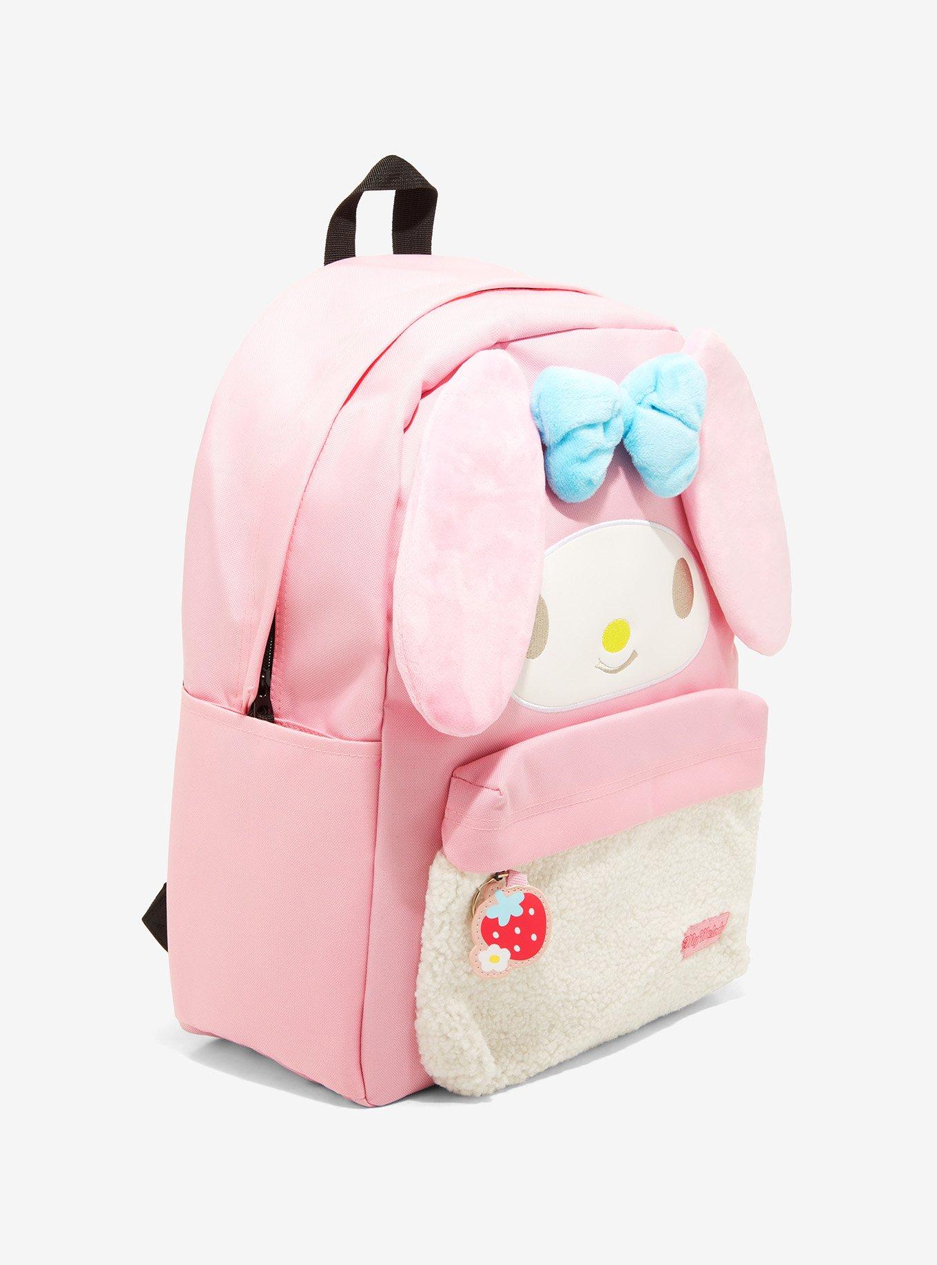 My Melody Fuzzy Strawberry Backpack, , alternate