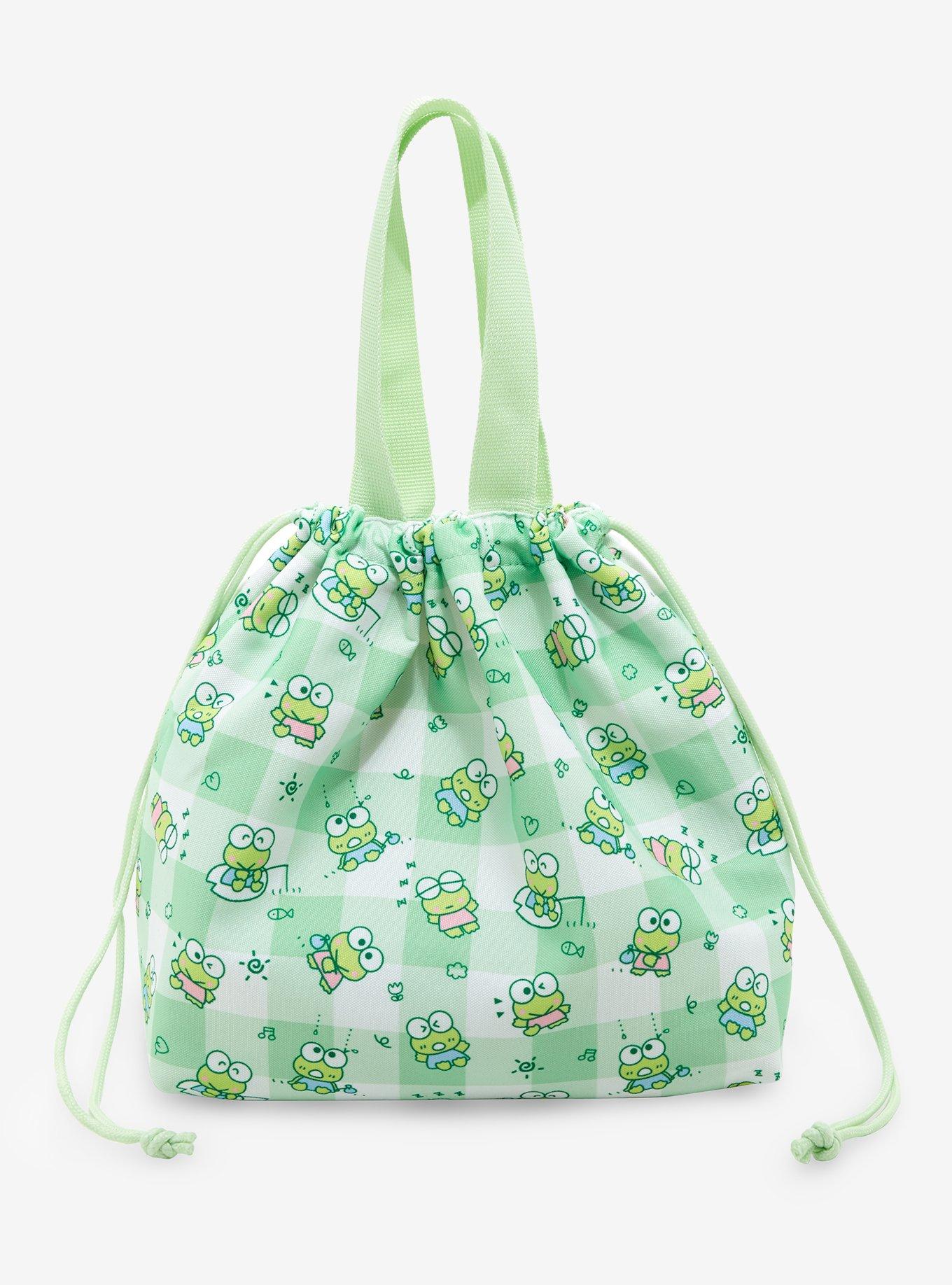 Keroppi Gingham Bento Box & Bag Set, , alternate