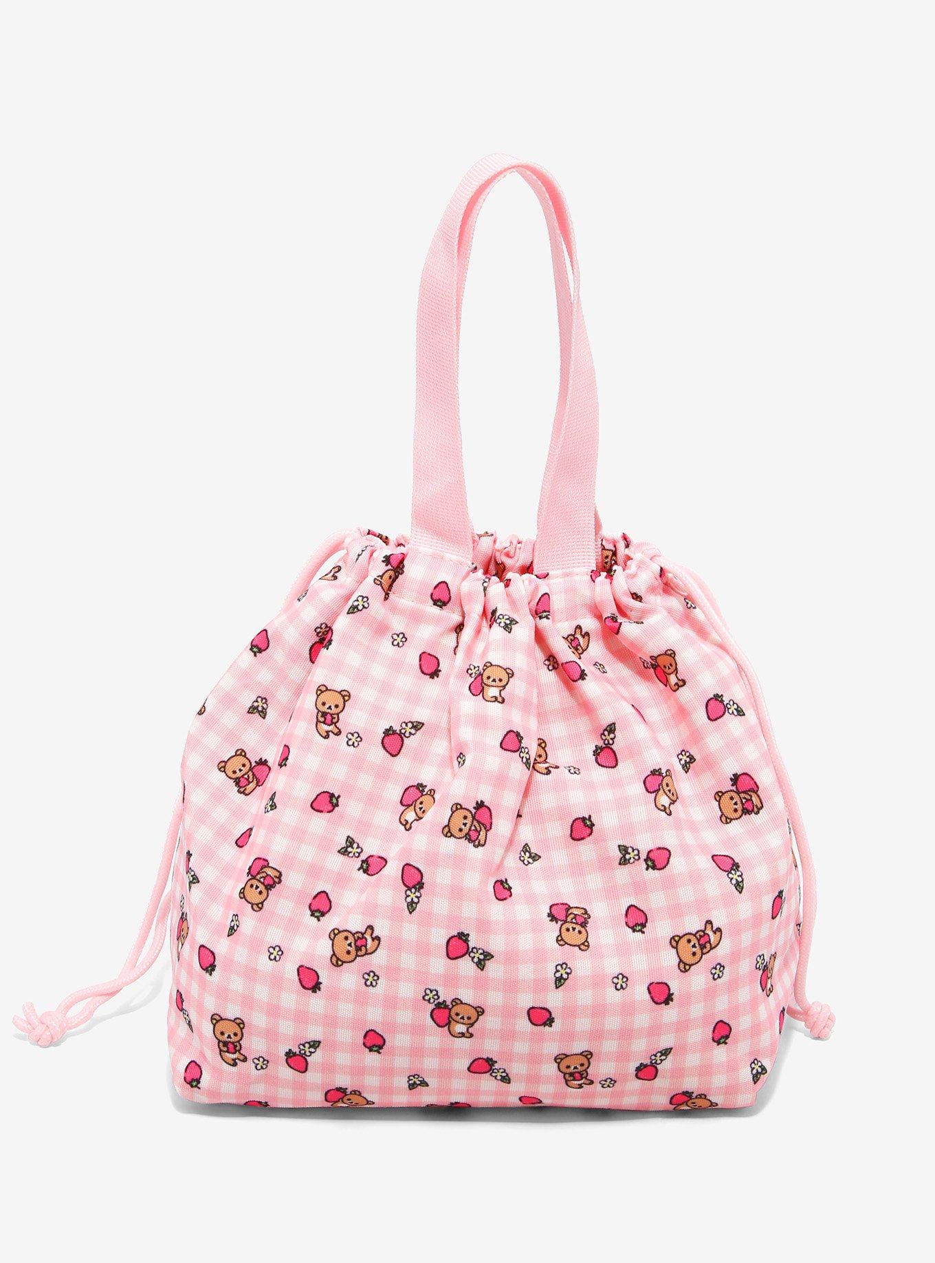 Rilakkuma Strawberry Bento Box & Bag Set, , alternate