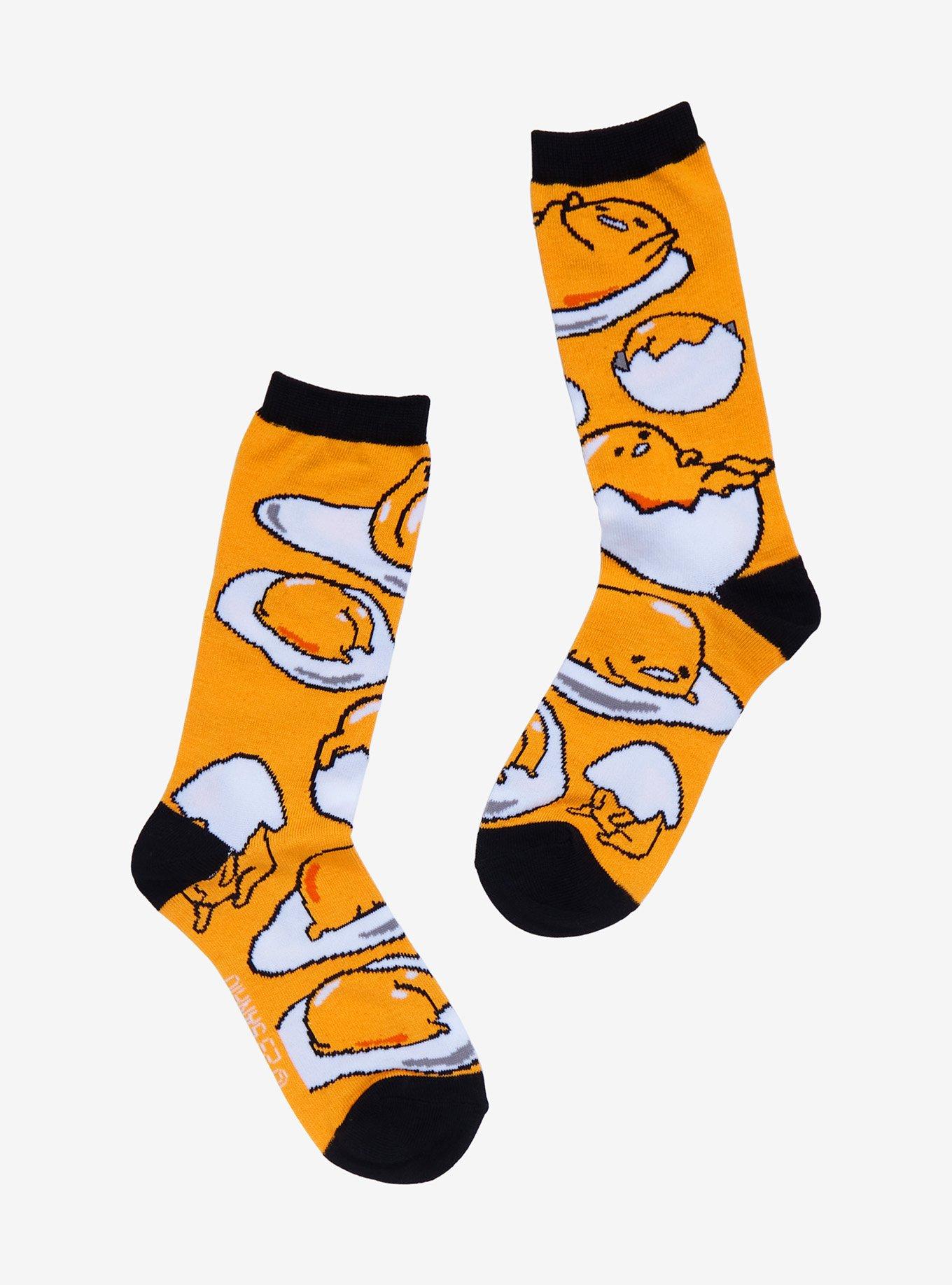 Gudetama Eggs Crew Socks, , alternate