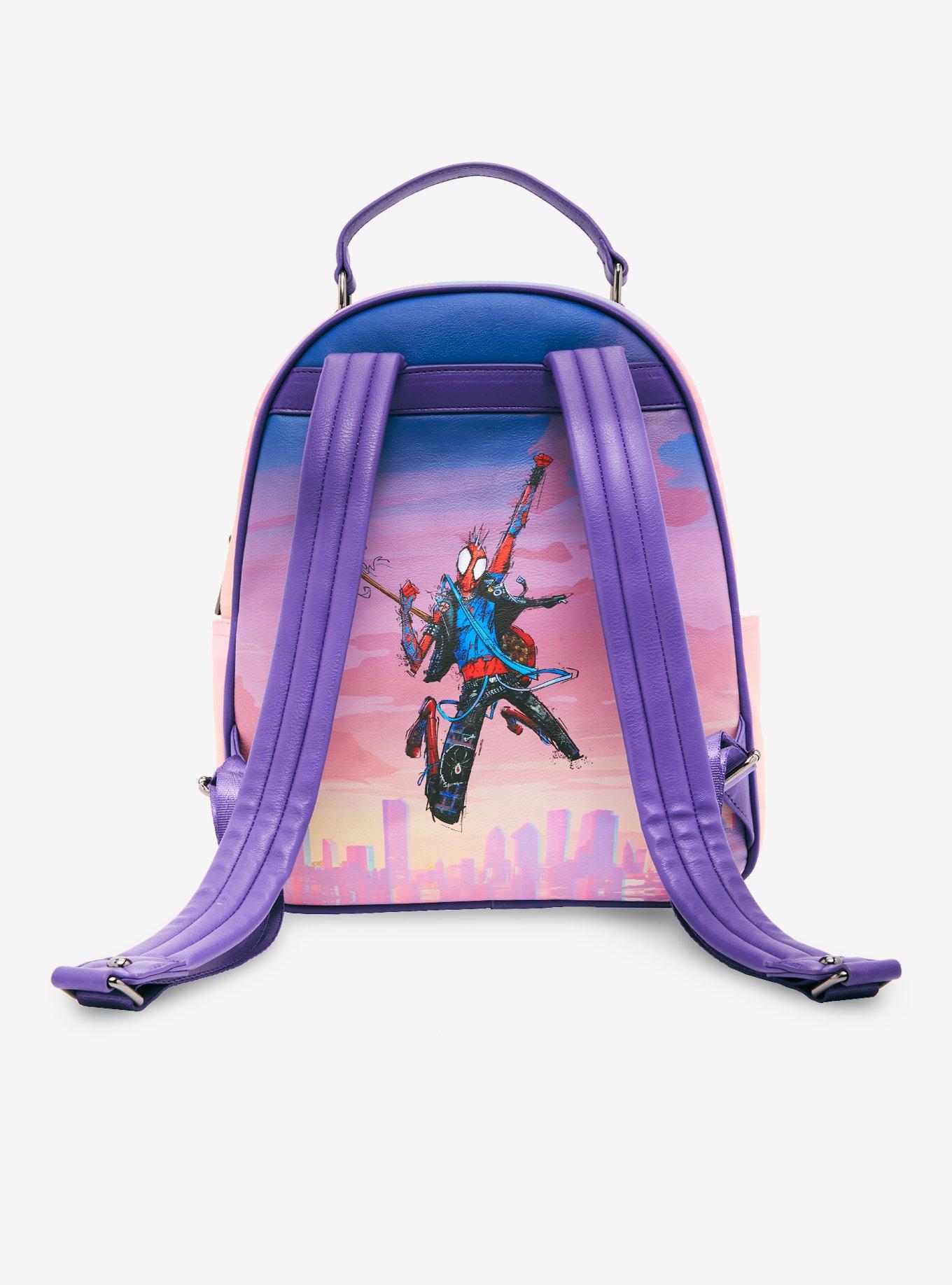 Marvel Spider-Man: Across the Spider-Verse Character Portrait Magnetic Fold Mini Backpack - BoxLunch Exclusive