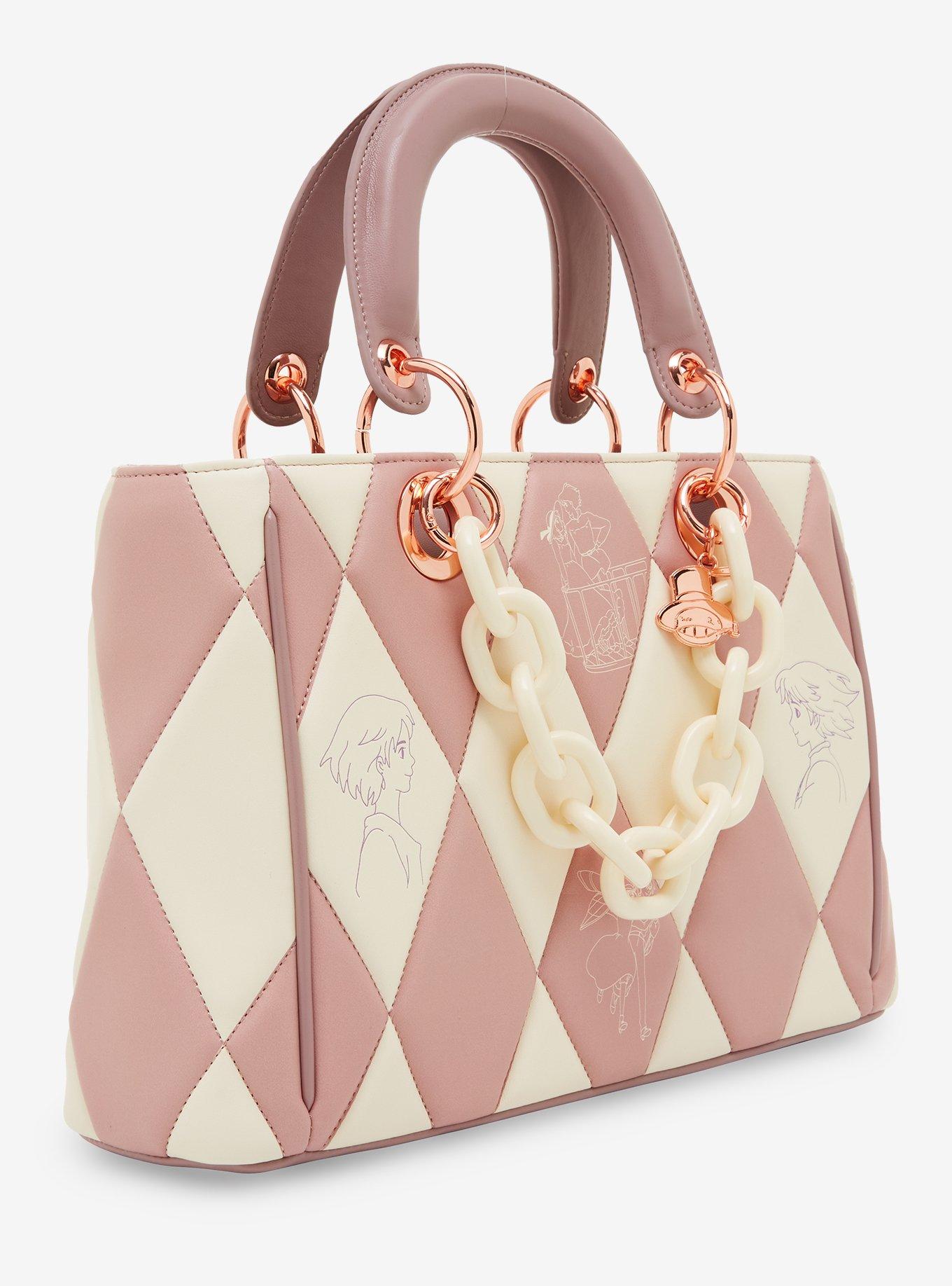 Studio Ghibli Howl's Moving Castle Quilted Icons Handbag - BoxLunch Exclusive, , hi-res