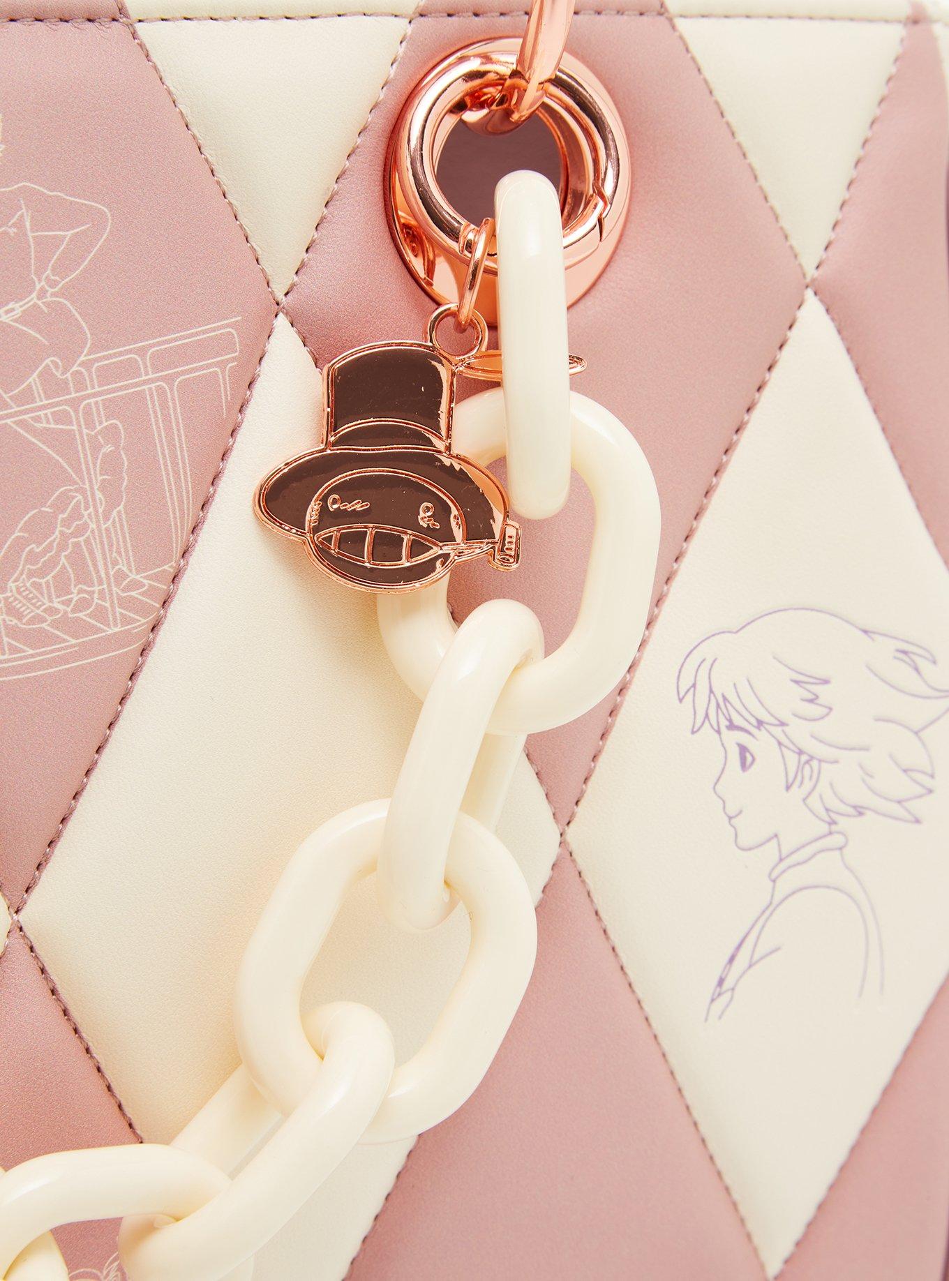 Studio Ghibli Howl's Moving Castle Quilted Icons Handbag - BoxLunch Exclusive, , alternate