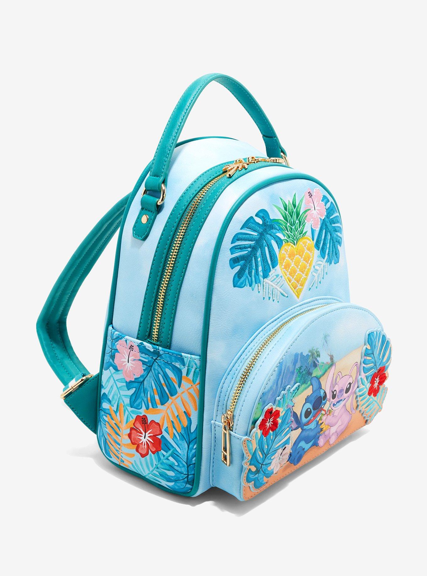 Our Universe Disney Lilo & Stitch: The Series Angel & Stitch Pineapple Mini Backpack - BoxLunch Exclusive, , alternate