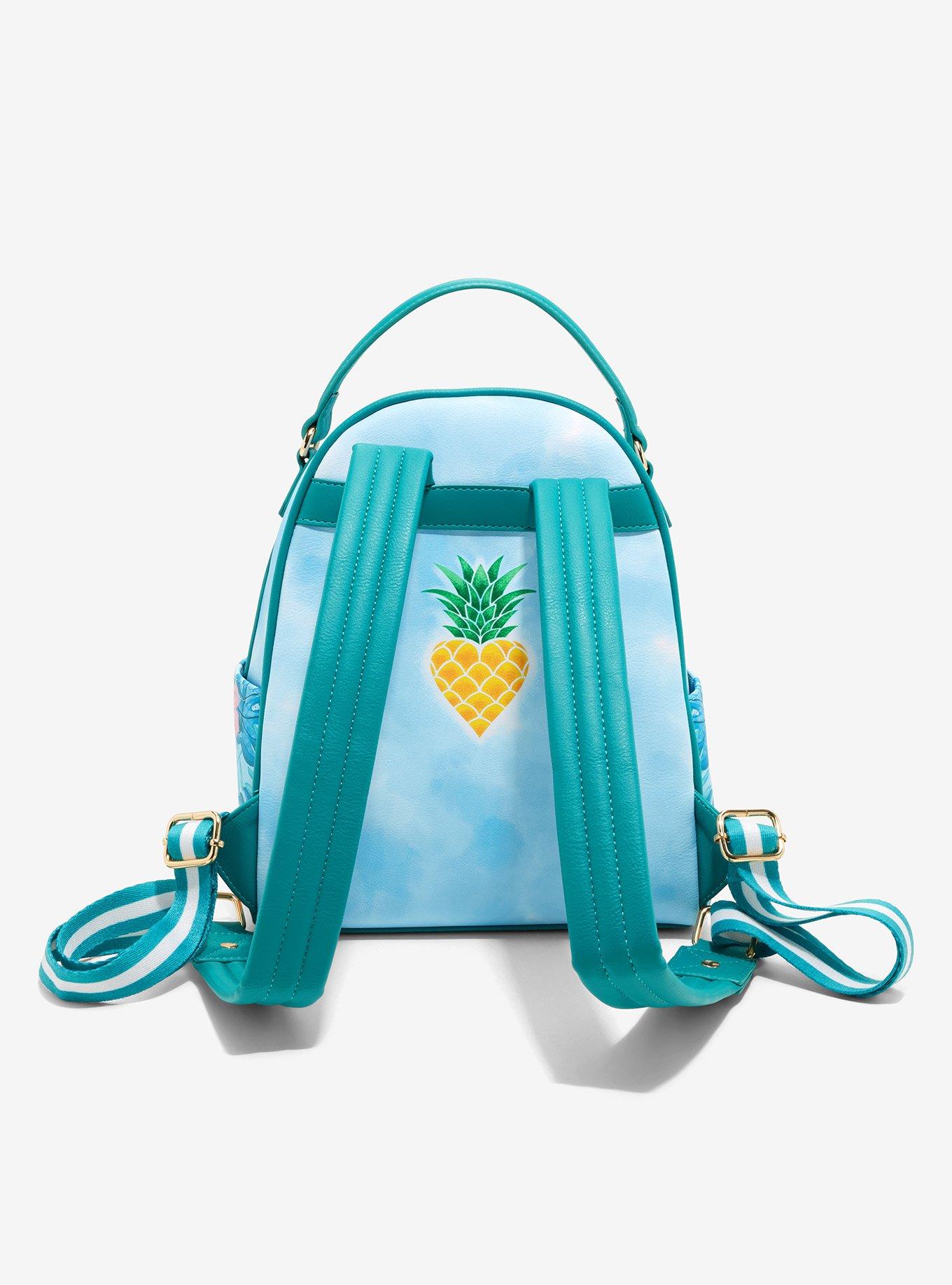 Our Universe Disney Lilo & Stitch: The Series Angel & Stitch Pineapple Mini Backpack - BoxLunch Exclusive, , alternate