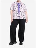 Her Universe Studio Ghibli Spirited Away Soot Sprites Floral Woven Button-Up Plus Size, MULTI, alternate