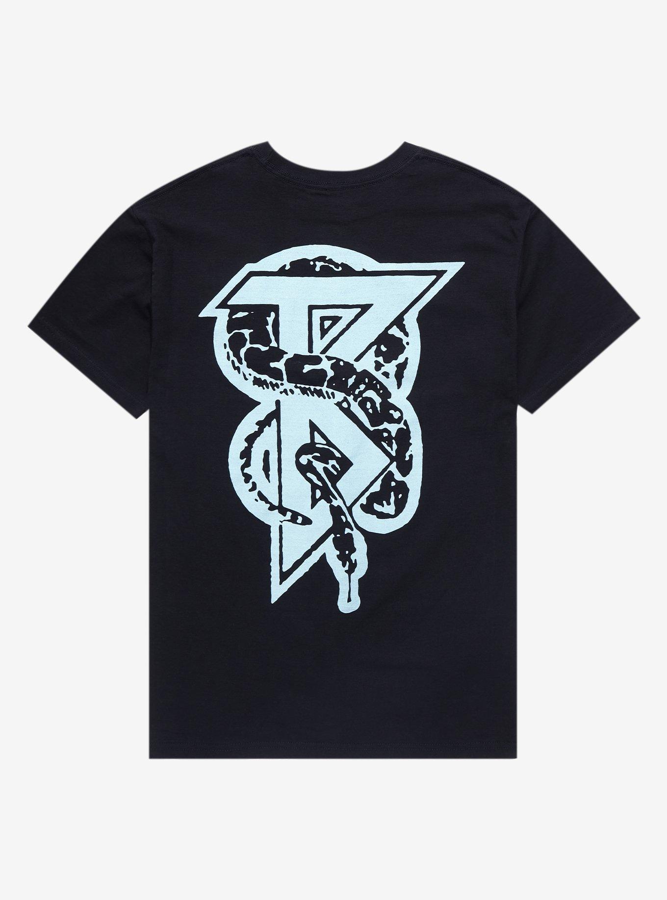 Beartooth Snake Logo T-Shirt, BLACK, alternate