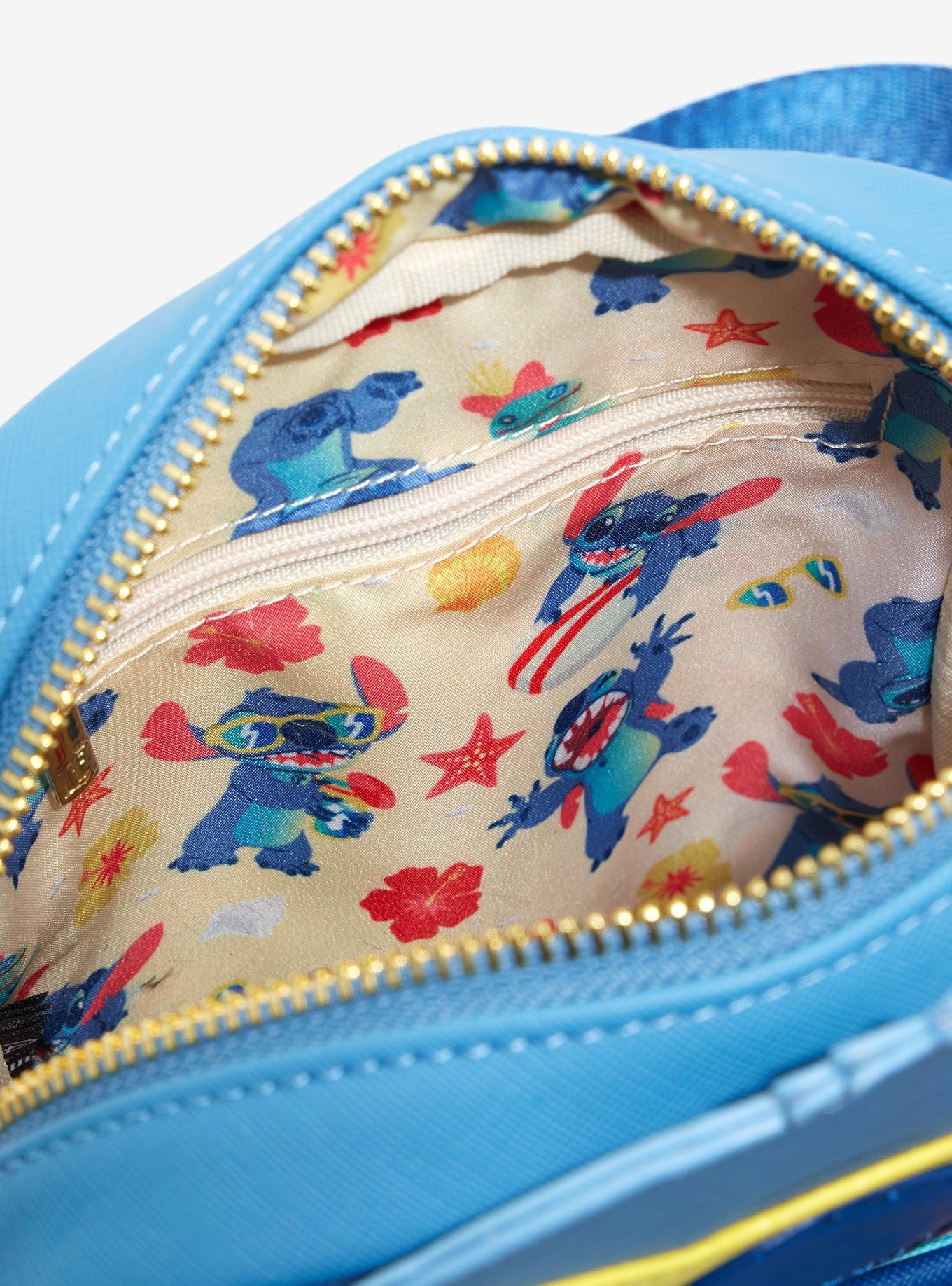 Loungefly Disney Lilo & Stitch Sunglasses Stitch Crossbody Bag, , alternate