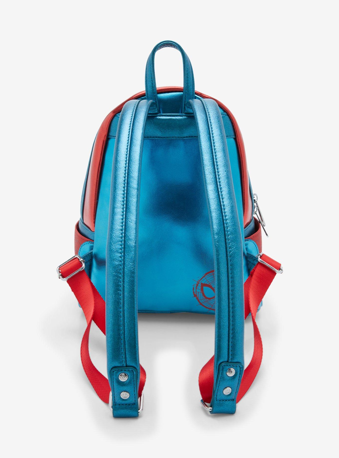 Loungefly Marvel Spider-Man Metallic Figural Mini Backpack, , alternate