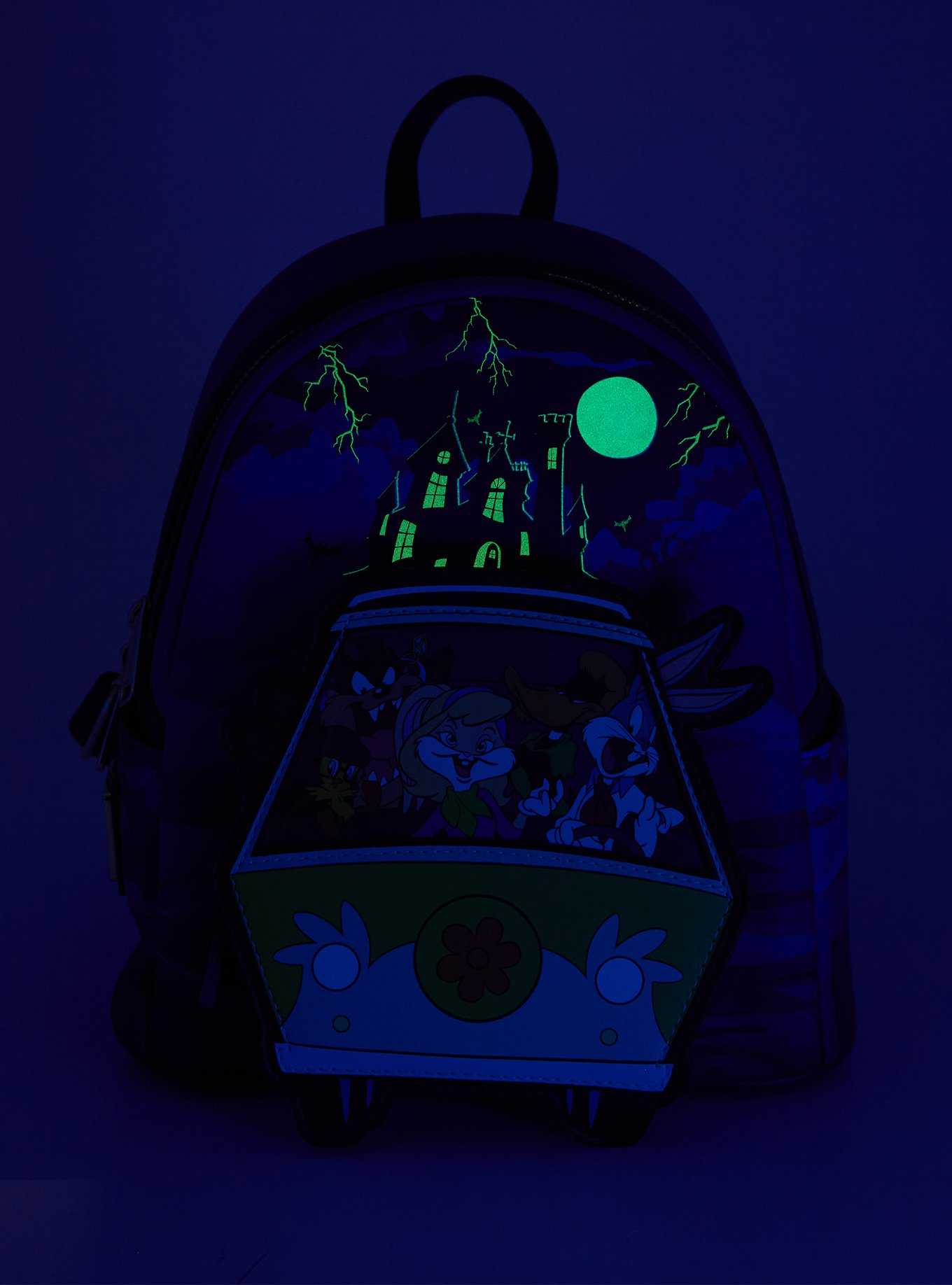 Loungefly Warner Bros. Looney Tunes Scooby-Doo Glow-in-the-Dark Mini Backpack, , hi-res