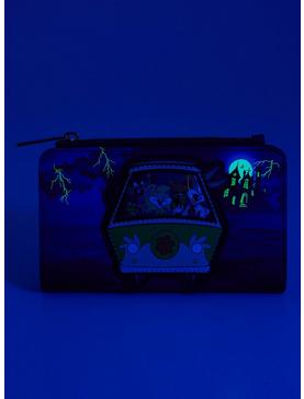 Loungefly Warner Brothers 100th Anniversary Scooby-Doo! & Looney Tunes Mystery Machine Glow-In-The-Dark Wallet, , hi-res